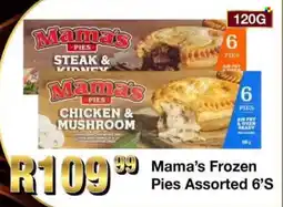 Take 'n Pay Mama's Frozen Pies Assorted offer