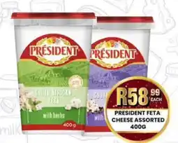 Take 'n Pay President Feta Cheese Assorted offer