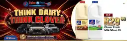 Take 'n Pay Clover Fresh Milk/Maas 2lt offer