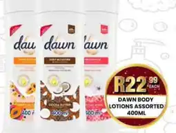 Take 'n Pay Dawn Body Lotions Assorted offer