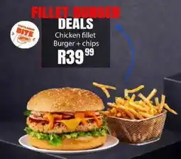 Take 'n Pay Chicken fillet Burger offer