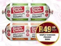 Take 'n Pay Simply chicken polony offer