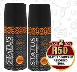 Take 'n Pay Status deodrant assorted offer