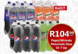 Take 'n Pay Pepsi/Mirinda Mountain Dew Or 7 Up offer