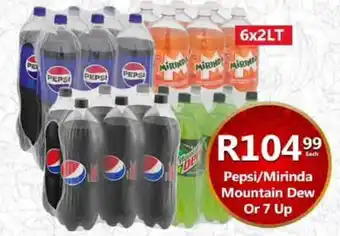 Take 'n Pay Pepsi/Mirinda Mountain Dew Or 7 Up offer