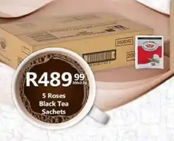 Take 'n Pay 5 Roses Black Tea Sachets offer