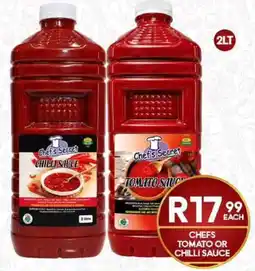 Take 'n Pay Chef's Secret Tomato or Chilli Sauce offer