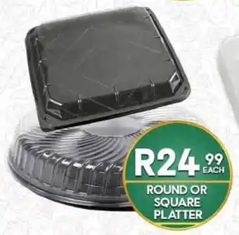 Take 'n Pay Round or Square Platter offer