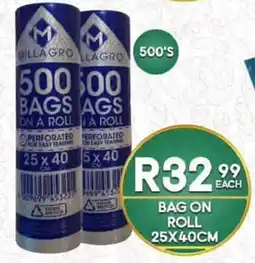 Take 'n Pay Millagro Bag on Roll offer
