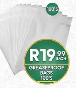 Take 'n Pay Greaseproof Bags offer