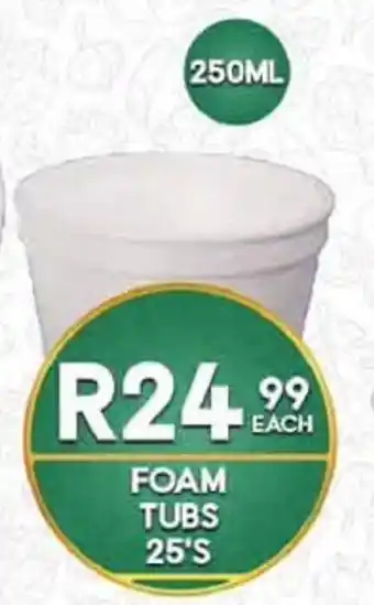 Take 'n Pay FOAM TUBS offer
