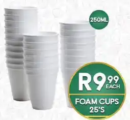 Take 'n Pay FOAM CUPS offer