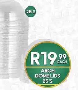 Take 'n Pay Arch Dome Lids offer