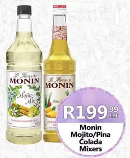 Take 'n Pay Monin Mojito/Pina Colada Mixers offer