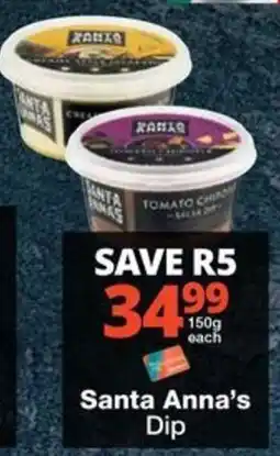 Checkers Santa Anna's Dip offer