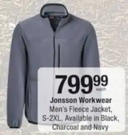 Checkers Jonsson Workwear Men's Fleece Jacket offer