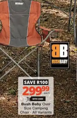 Checkers Bush Baby Over Size Camping Chair offer
