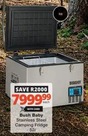 Bush Baby Stainless Steel Camping Fridge