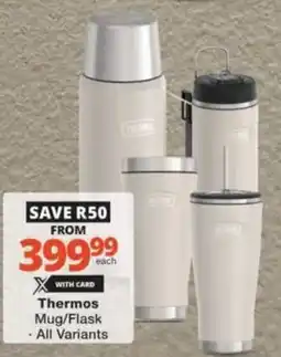 Checkers Thermos Mug/Flask offer