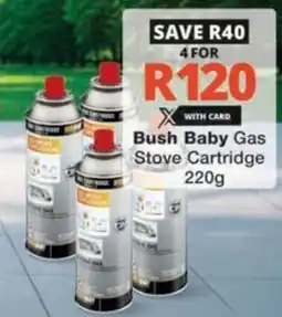 Checkers Bush Baby Gas Stove Cartridge offer