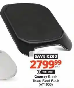 Checkers Gozney Black Tread Roof Rack offer