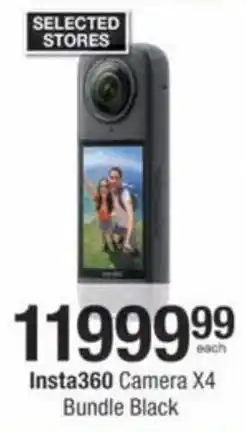 Checkers Insta360 Camera X4 Bundle Black offer