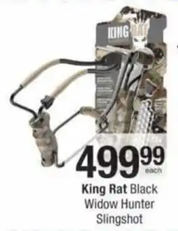 Checkers King Rat Black Widow Hunter Slingshot offer