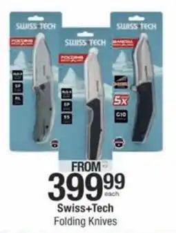Checkers Swiss+Tech Folding Knives offer