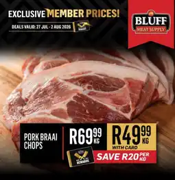 Bluff Meat Supply Pork Braai Chops offer