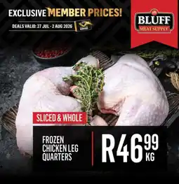 Bluff Meat Supply Frozen Chicken Leg Quarters offer