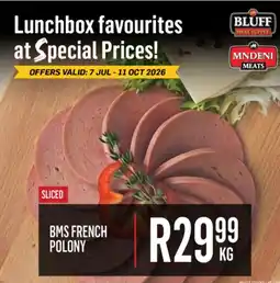 Bluff Meat Supply BMS French Polony offer