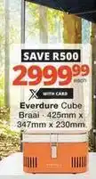 Checkers Everdure cube braai offer