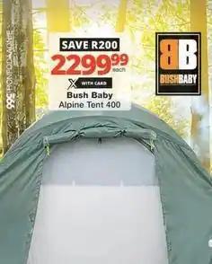 Checkers Alpine tent 400 offer