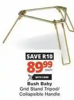 Checkers Grid stand tripod/collapsible handle offer