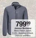 Checkers Men's fleece jacket offer