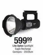 Checkers Lite optec spotlight eagle recharge 2000lum offer