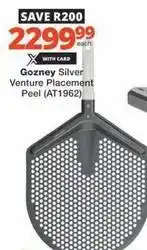 Checkers Gozney silver venture placement peel (at1962) offer
