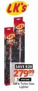 Checkers Turbo gas lighter offer
