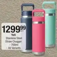 Checkers Stainless steel straw chugger offer
