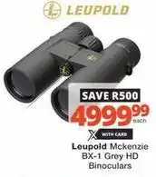 Checkers Bx-1 grey hd binoculars offer