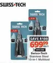 Checkers Stainless steel 15-in-1 multitool offer