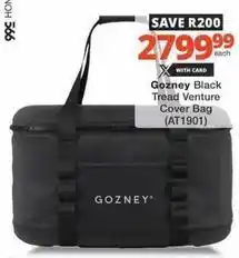 Checkers Black tread venture cover bag (at1901) offer