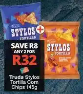Checkers Stylos tortilla corn chips offer