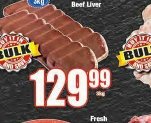 Boxer Beef liver offer