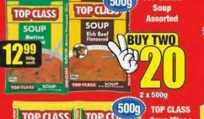 Boxer Top class soup 2 offer