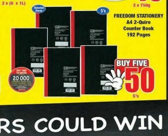 Boxer Counter book 5 offer