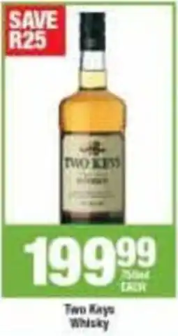Agrimark Two Keys Whisky offer