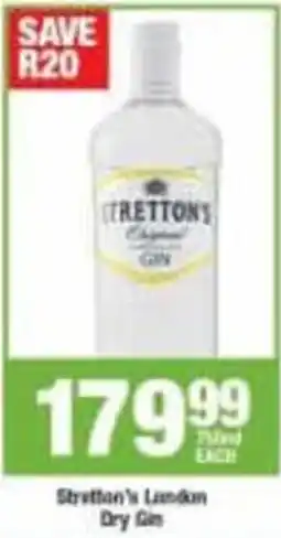Agrimark Stretton's London Dry Gin offer