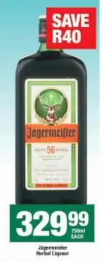 Agrimark Jägermeister Herbal Liqueur offer