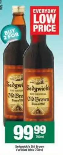 Agrimark Sedgwick's Old Brown Fortified Wine offer